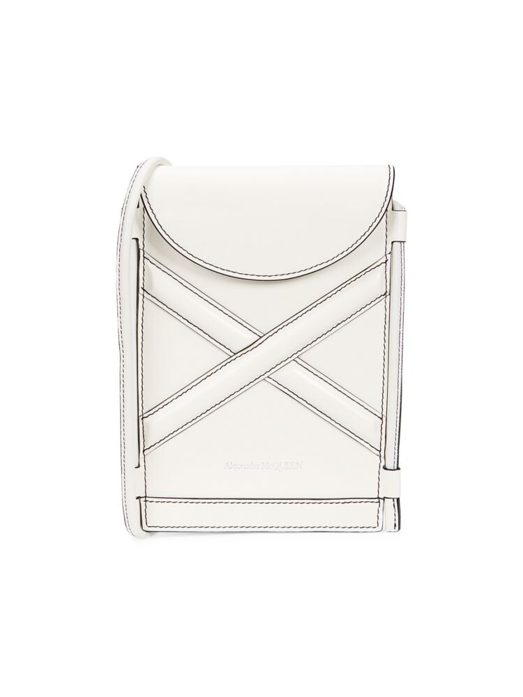 

Кожаная сумка через плечо Alexander Mcqueen, цвет Light Ivory