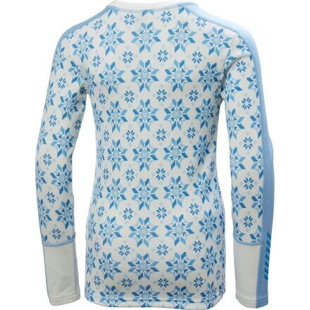 

Комплект базового слоя Graphic Lifa Merino — детский Helly Hansen, ярко-голубой