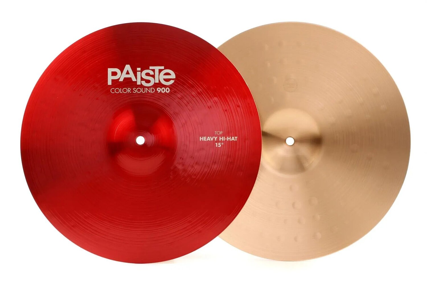 

Paiste 15-дюймовая тарелка для хай-хэта Color Sound 900 Red Heavy