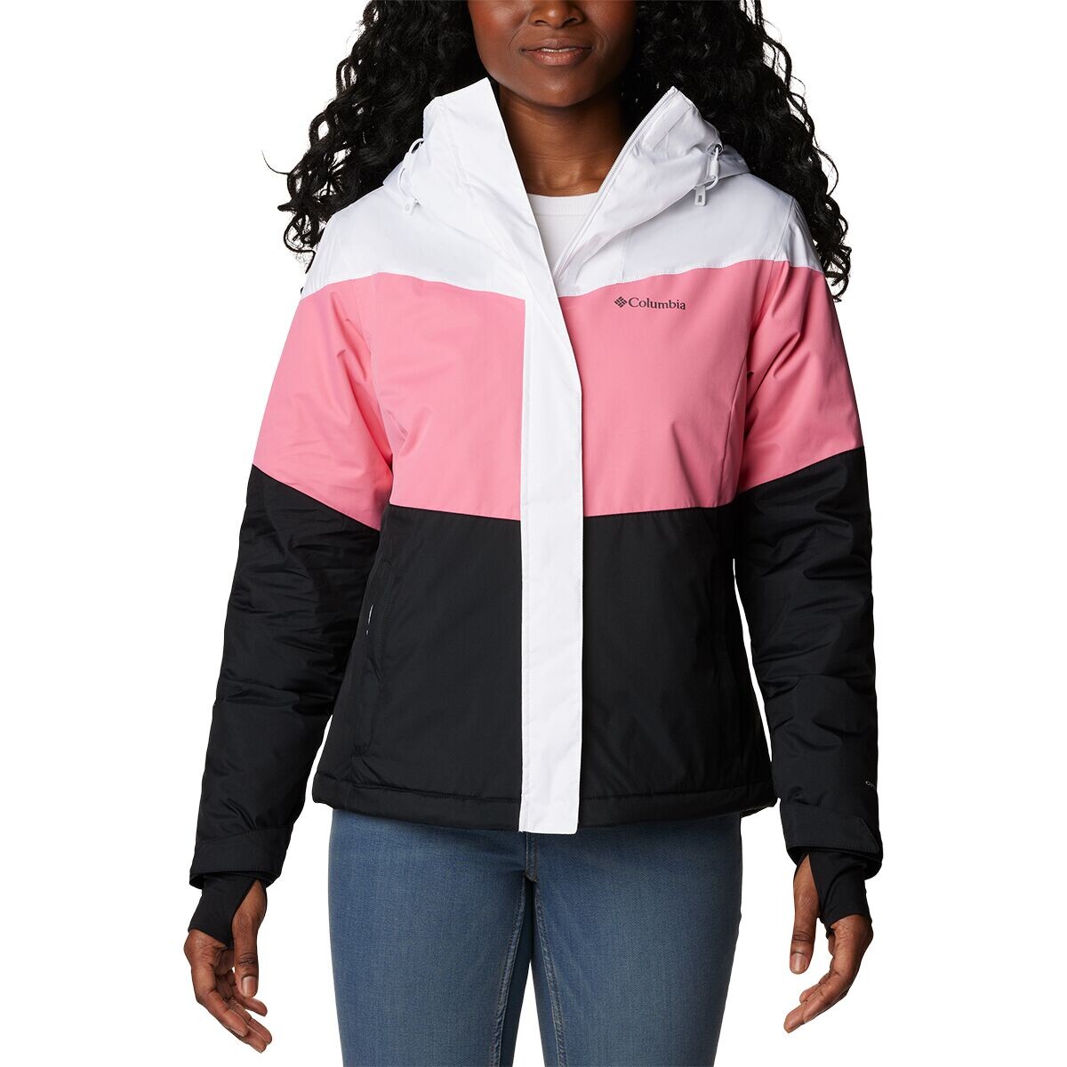 

Утепленная куртка tipton peak ii Columbia, цвет white/camellia rose/black