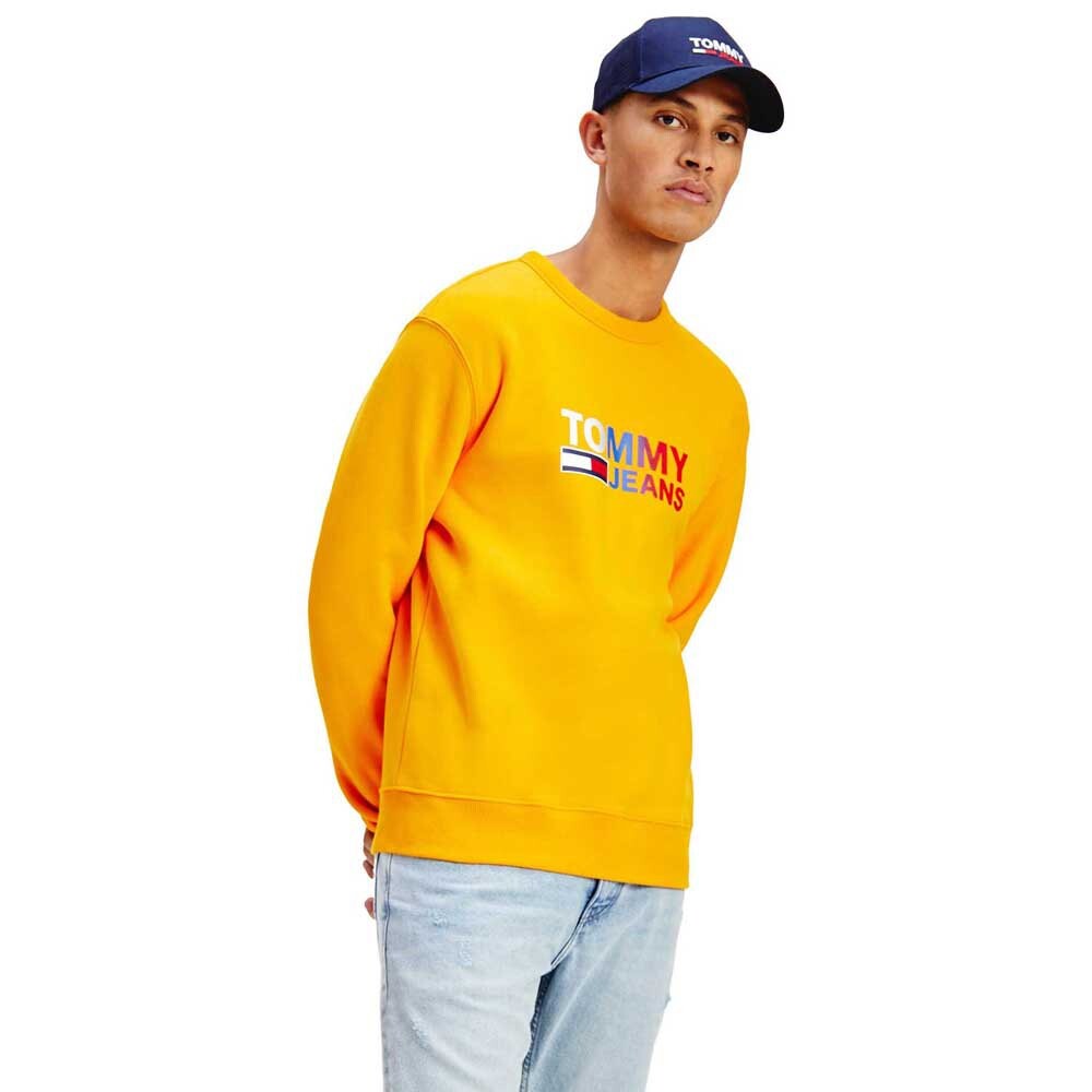 

Толстовка Tommy Jeans Ombre Corp Logo, желтый