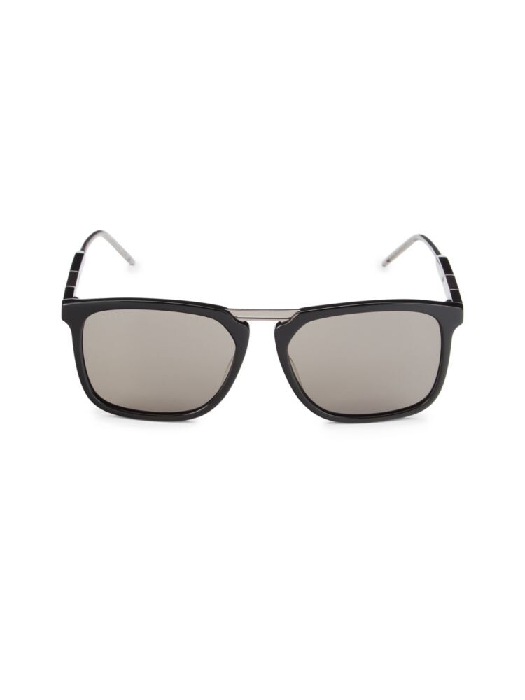 

Квадратные солнцезащитные очки 56MM Gucci, черный