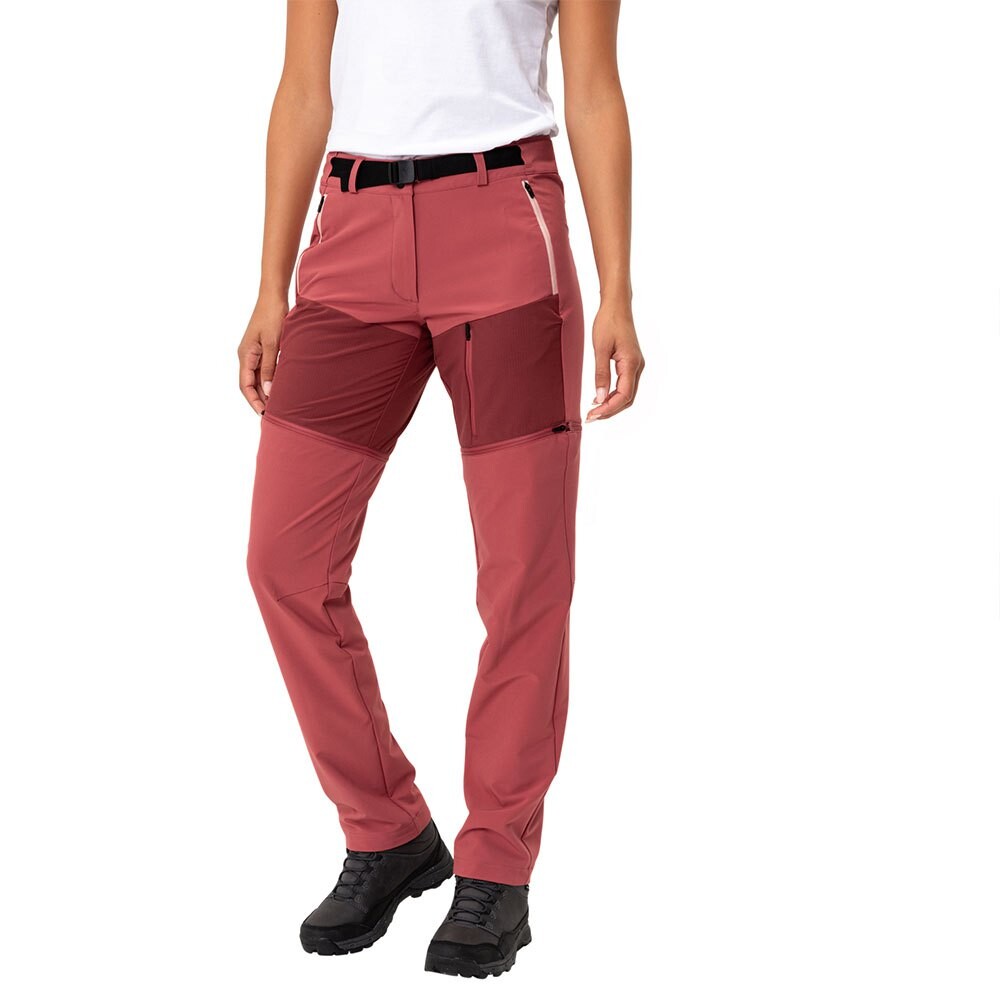

Брюки VAUDE Elope Zip Off, розовый