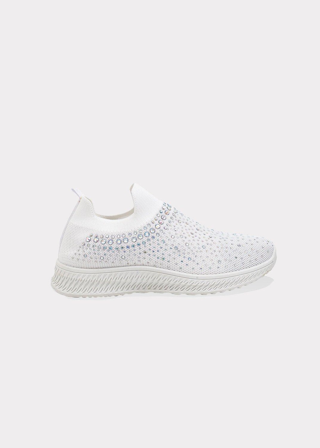 

Кроссовки-носки Crystal Rainbow Drops Trainers Love Lemonade, белый