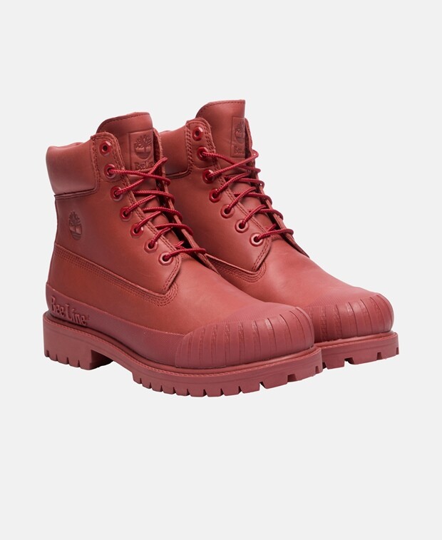 

Ботинки на шнуровке Timberland, красный
