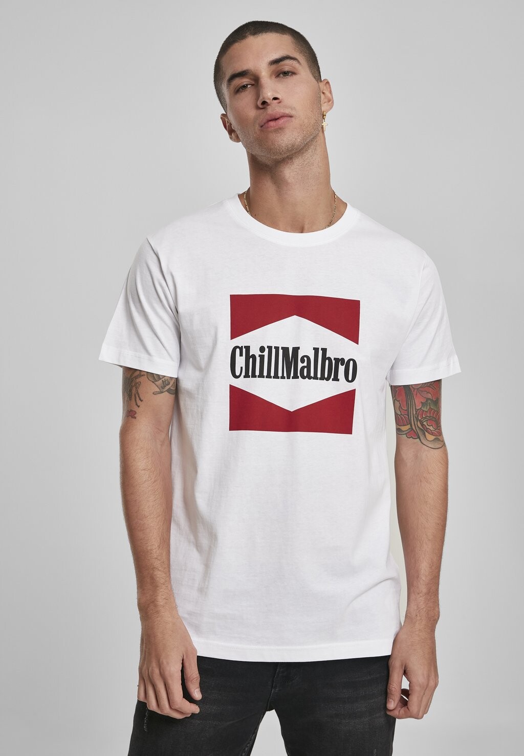 

Футболка с принтом CHILLMALBRO Mister Tee, белый