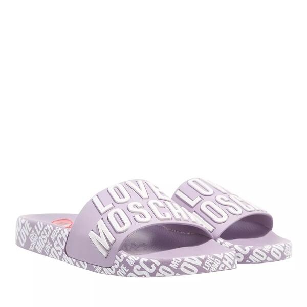 

Сандалии pool slides Love Moschino, фиолетовый