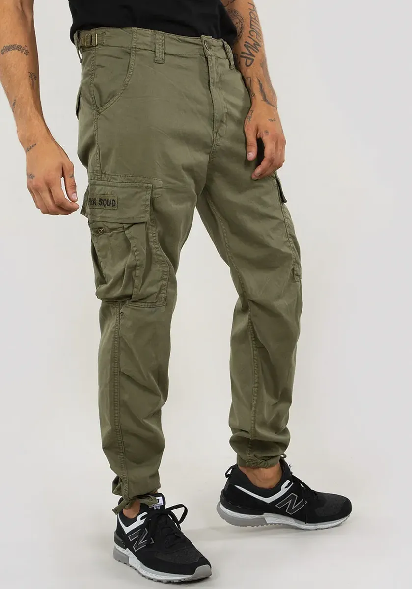 

Брюки-карго Alpha Industries "Squad Pant", оливковый