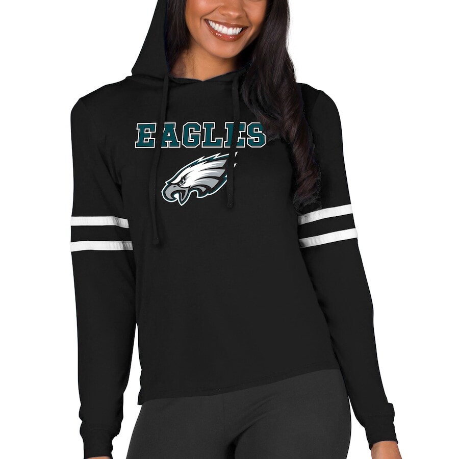 

Футболка с длинным рукавом Concepts Sport Philadelphia Eagles, черный