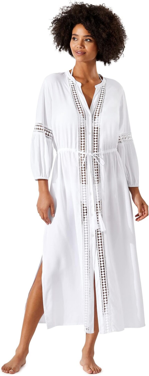

Накидка Sunlace Long Open Front Duster Tommy Bahama, белый