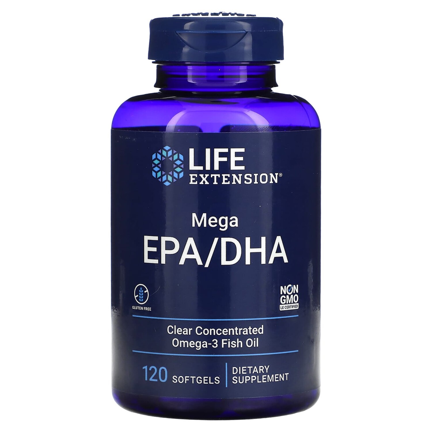 

Mega EPA/DHA, 120 капсул, Life Extension