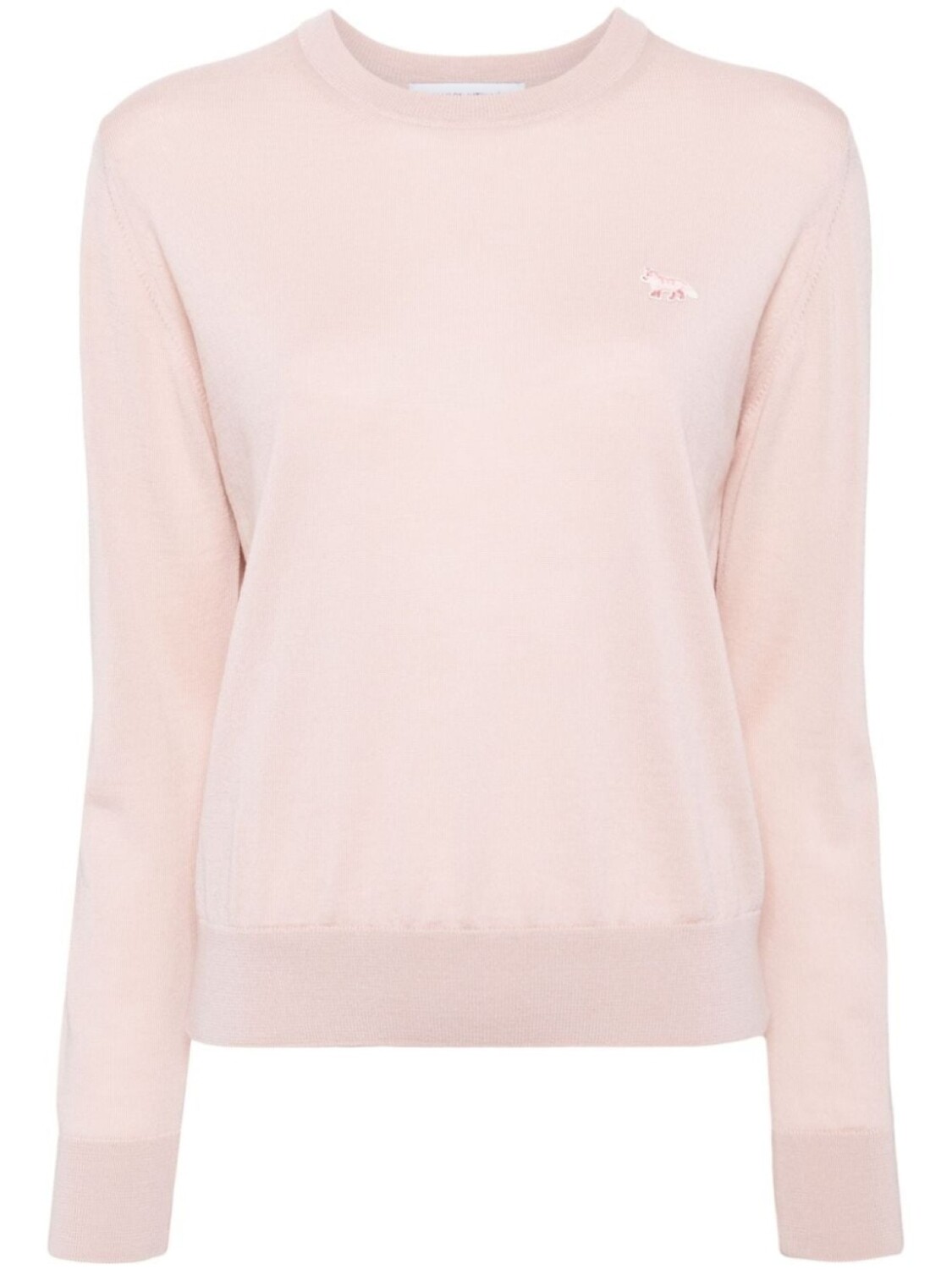 

Maison Kitsuné джемпер с нашивкой baby fox, розовый