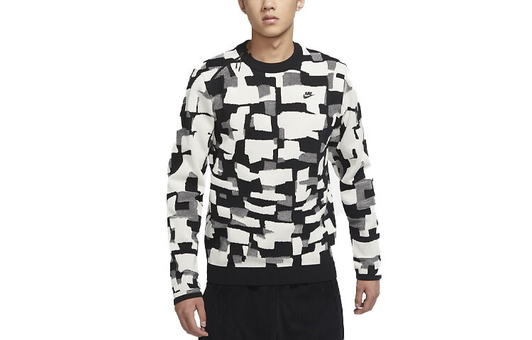

Мужской свитер с круглым вырезом Nike Sportswear Tech Pack, черный