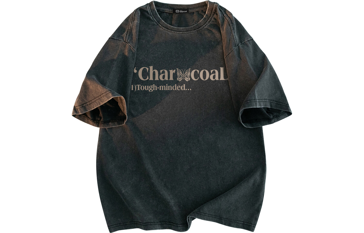 

Original Charcoal Оригинальная темно-серая футболка унисекс, Хаки