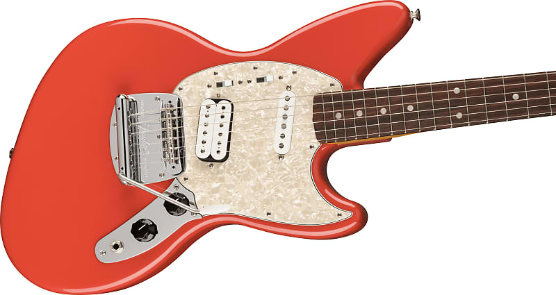 Электрогитара Fender Kurt Cobain Jag-Stang Electric Guitar, Rosewood Fingerboard, Fiesta Red, W/Deluxe Gig Bag nirvana kurt cobain mp3