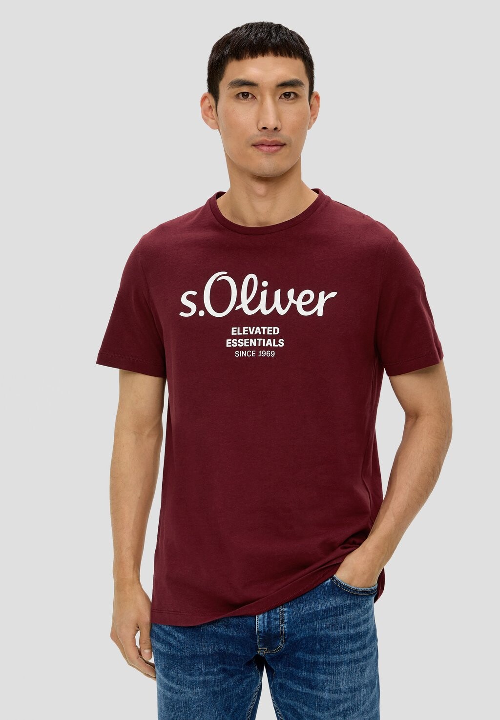 

Футболка с принтом s.Oliver, цвет bordeaux