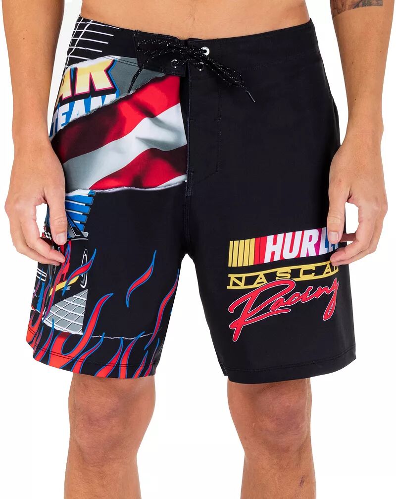 цена Мужские шорты Hurley Phantom-Eco NASCAR Racing 20 дюймов, черный