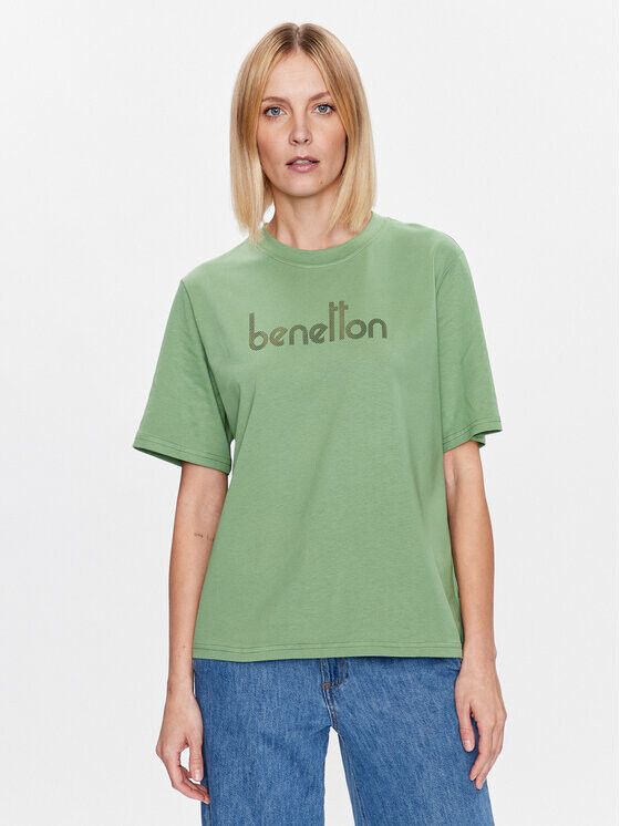 

Футболка стандартного кроя United Colors Of Benetton, зеленый