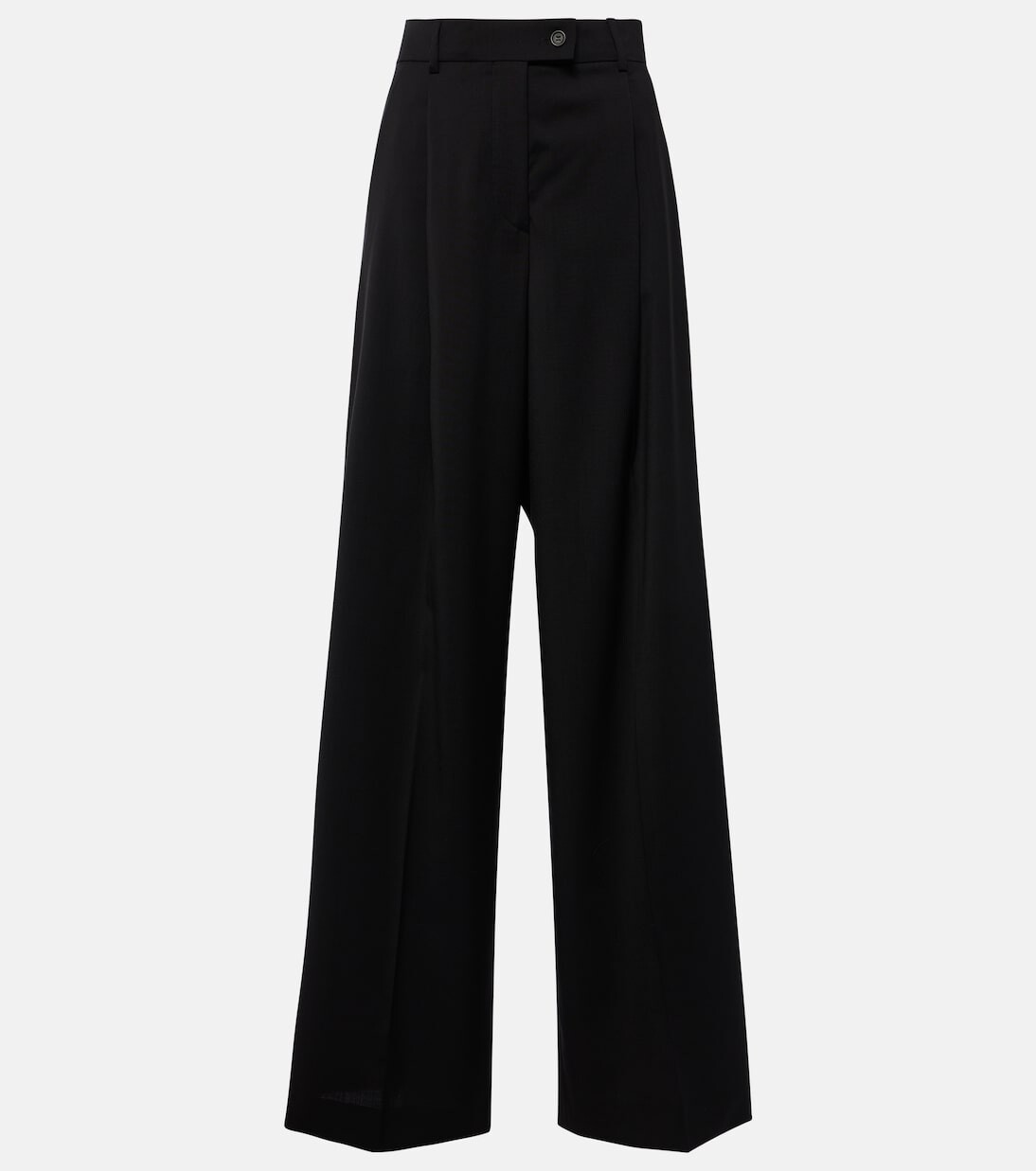 

Широкие брюки Vela из натуральной шерсти Sportmax, черный