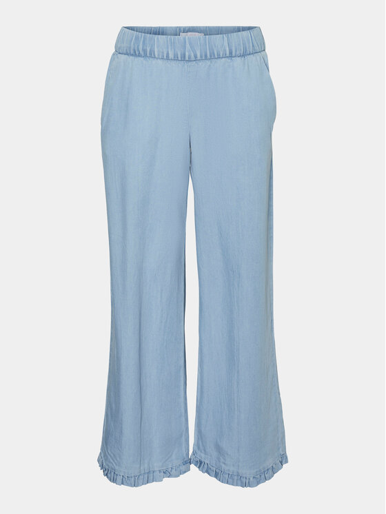 Широкие брюки из ткани Vero Moda Girl, синий