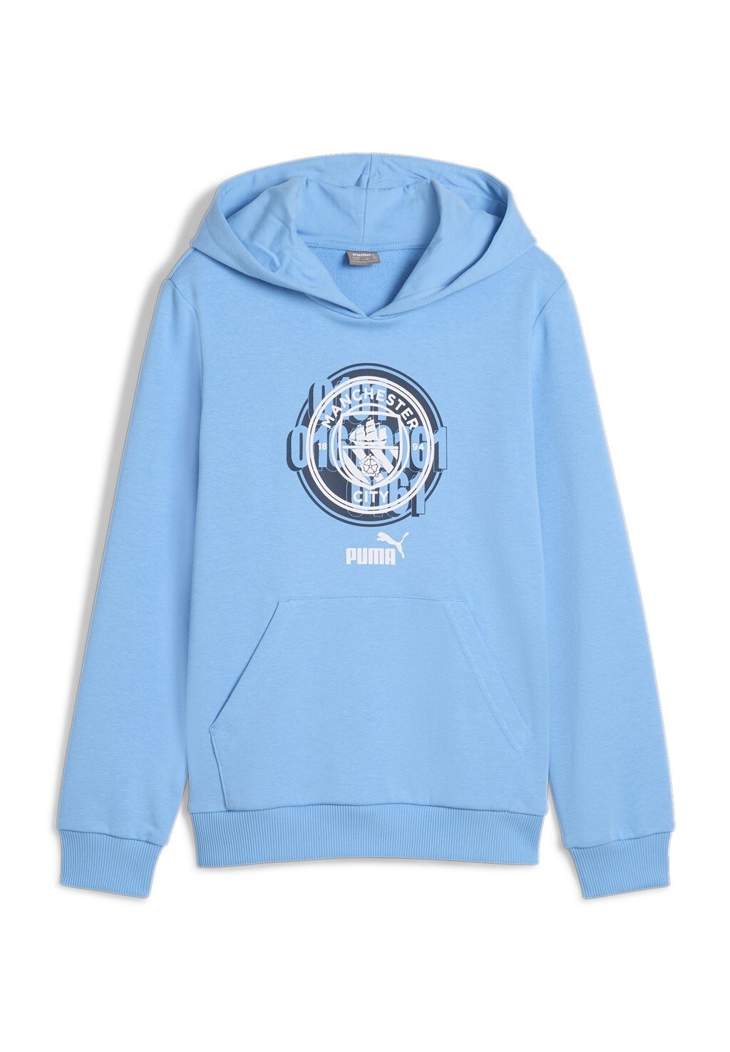 

Толстовка Manchester City Fc Ftblculture Puma, команда светло-синяя