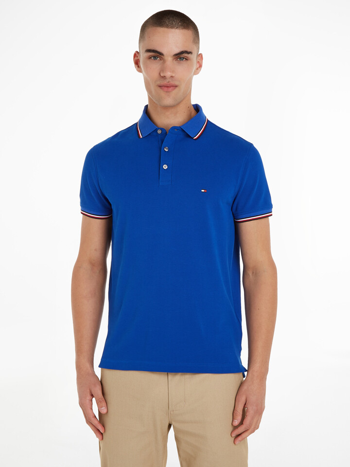 

Поло Tommy Hilfiger, синий