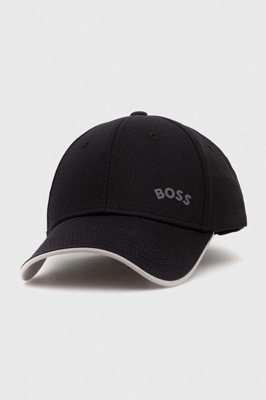 

Бейсболка из хлопка Boss, черный