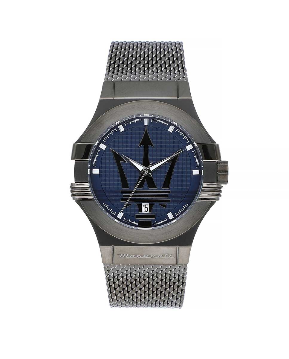 

Мужские часы Potenza R8853108005 из стали и серого ремешка Maserati, серый