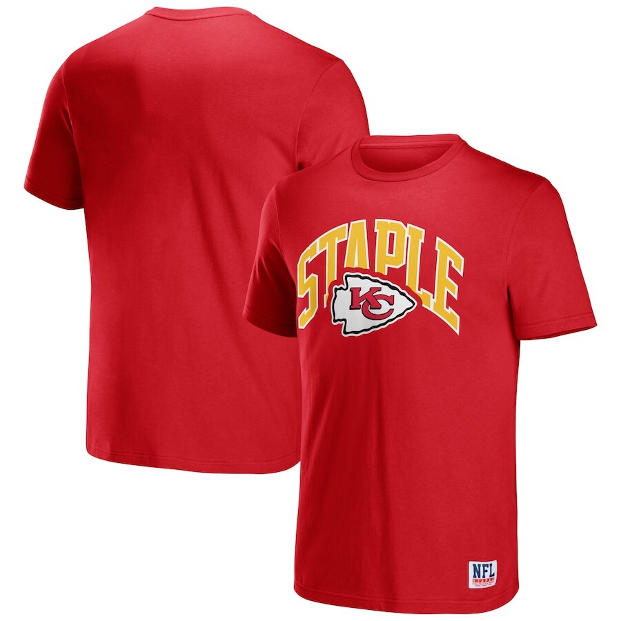 

Футболка с коротким рукавом Staple Kansas City Chiefs, красный