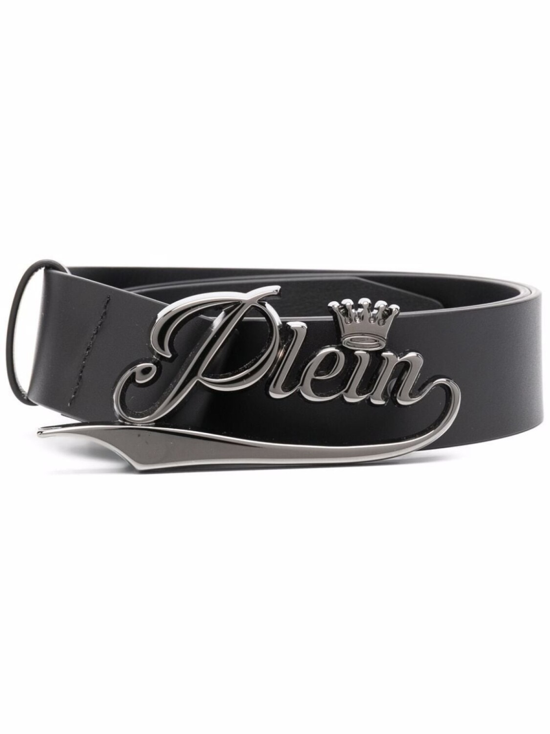 

Philipp Plein ремень с логотипом на пряжке, черный