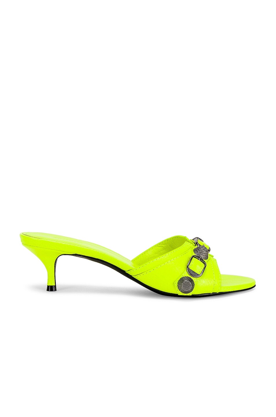 

Мюли Balenciaga Cagoles, цвет Fluo Yellow & Palladium