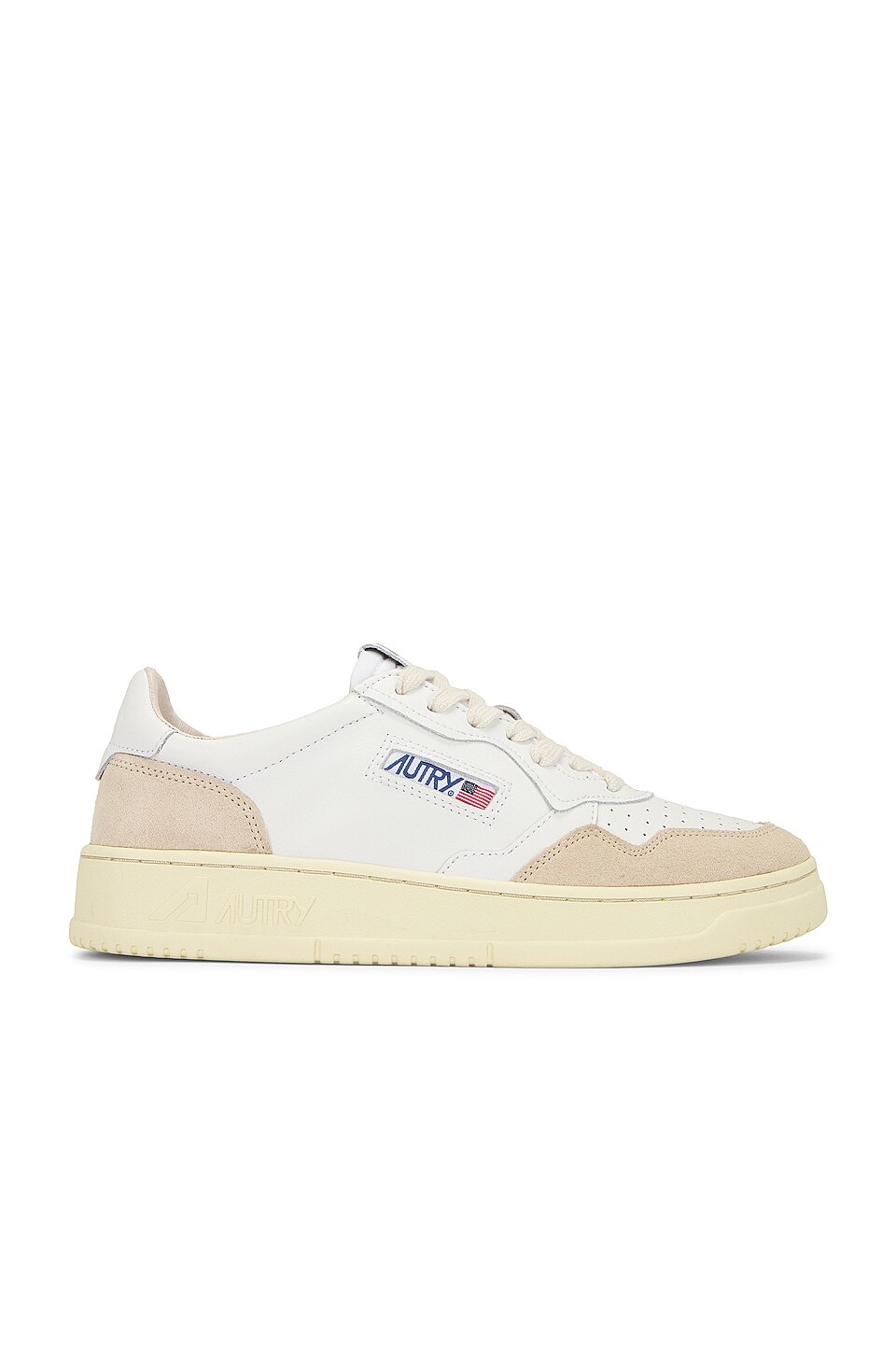 

Кроссовки Autry Medalist Low Leather Suede, белый