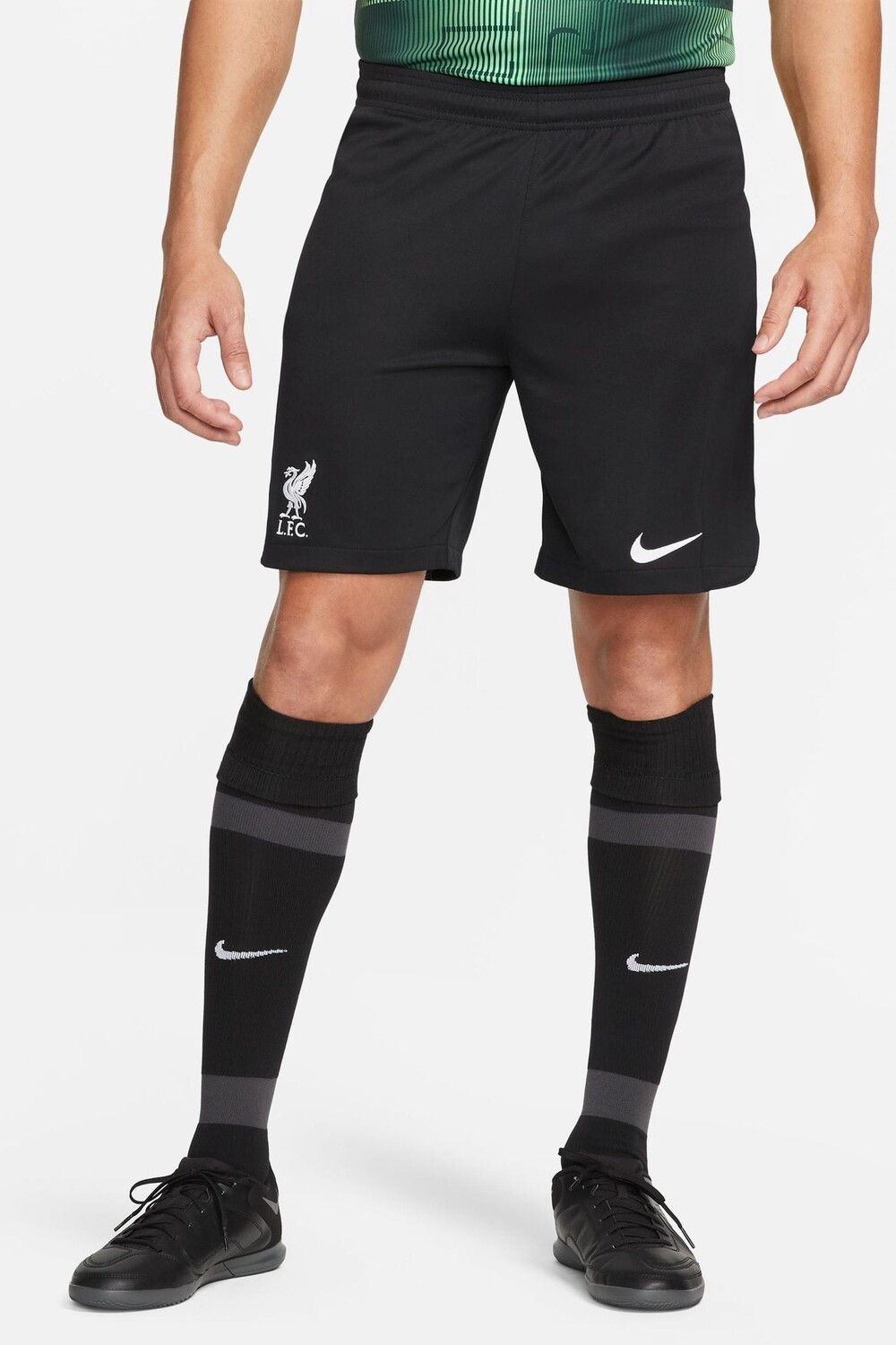

Выездные футбольные шорты Liverpool FC Stadium 23/24 Nike, черный