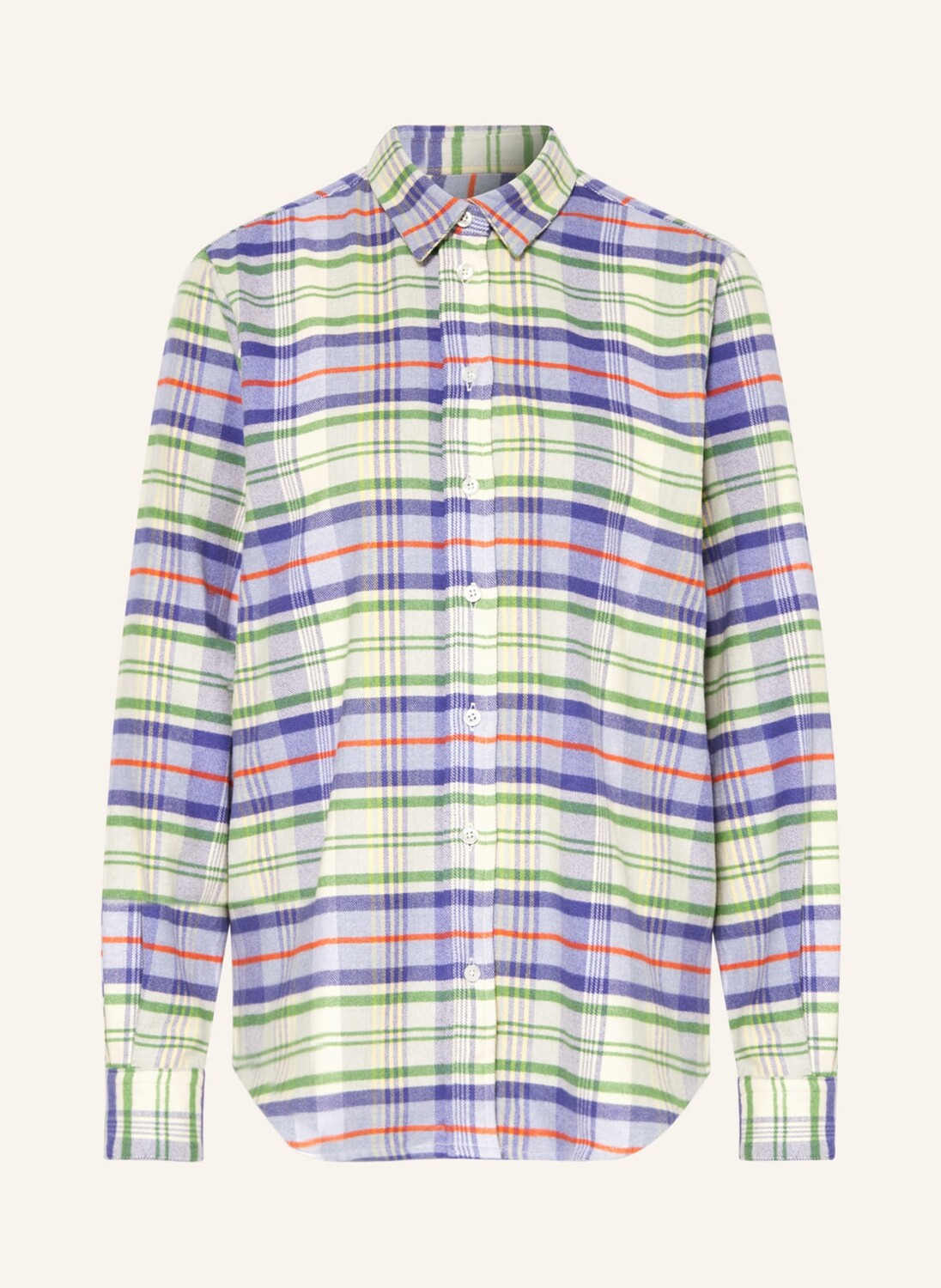 

Блуза рубашка rossana diva aus Flanell, фиолетовый