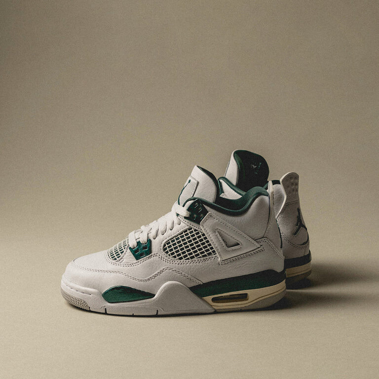 

Кроссовки Nike Air 4 Retro *Oxidized Green* *Gs* Jordan, белый