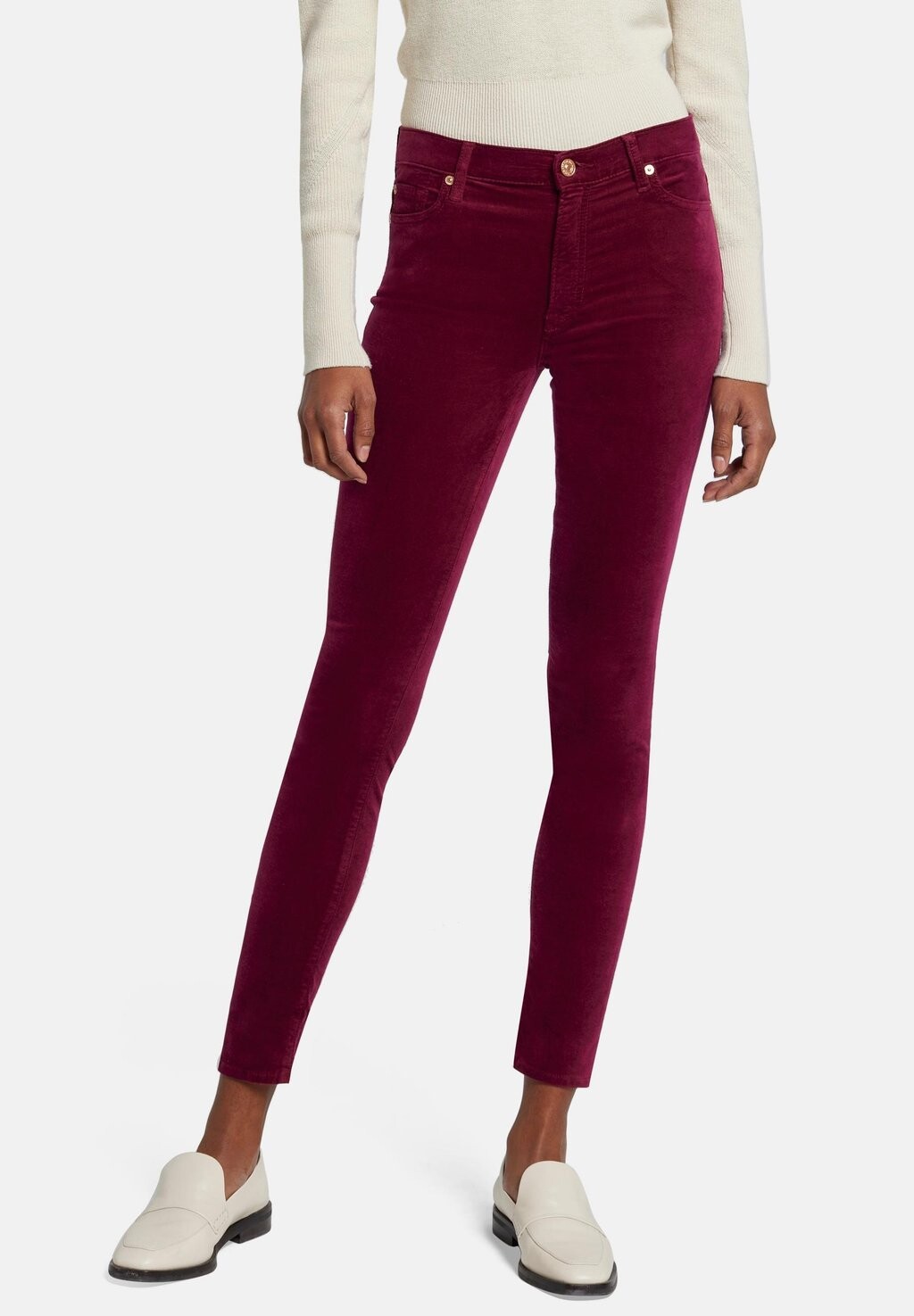 

Джинсы Скинни 7 for all mankind, красный