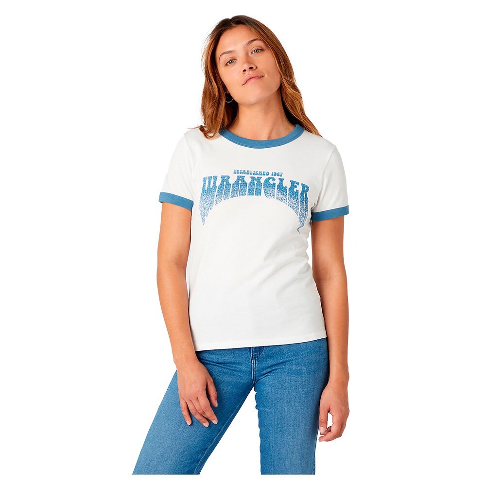 

Футболка Wrangler Ringer Tee Slim, белый