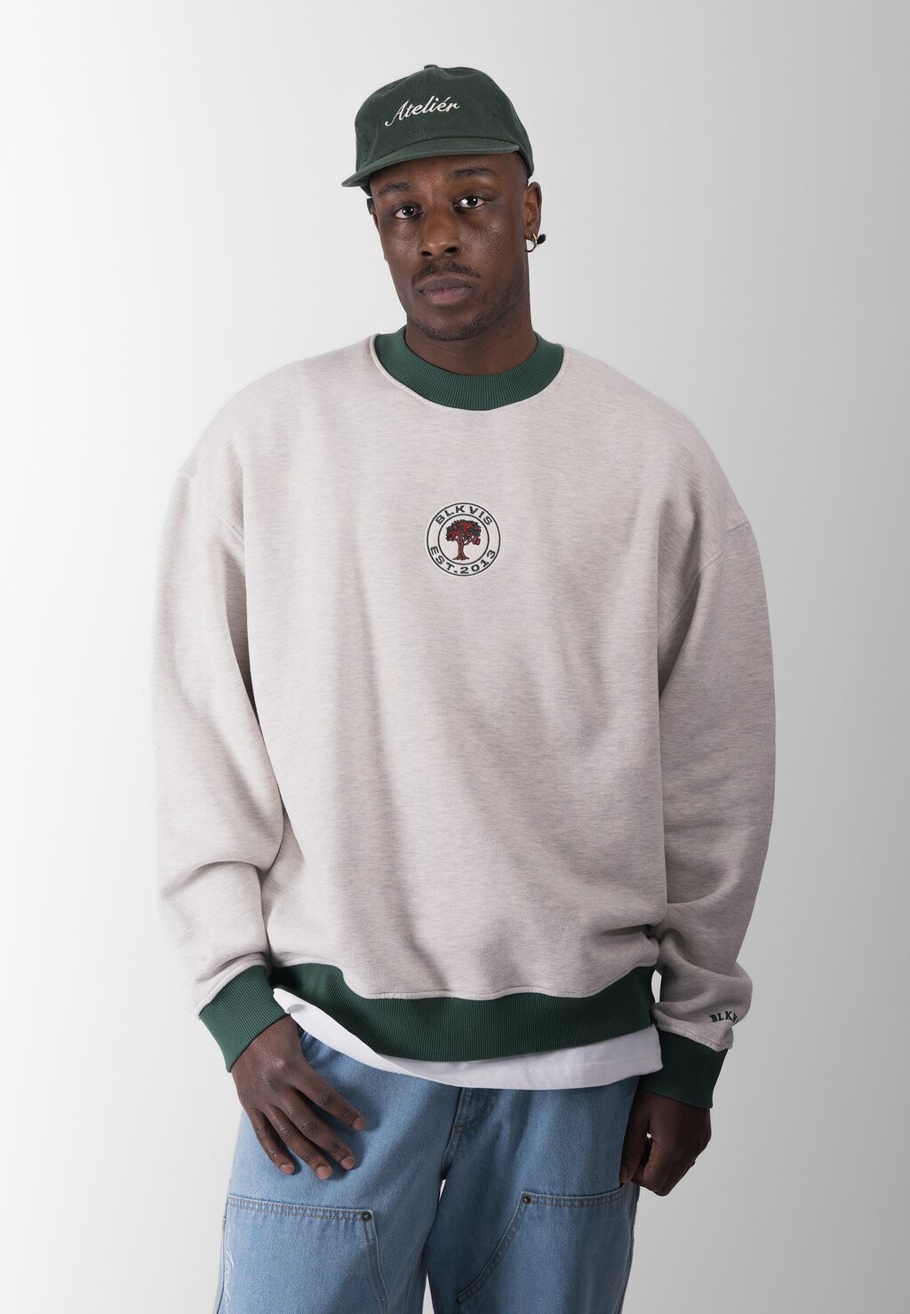 

Толстовка SOURCE CREWNECK UNISEX Blkvis, цвет grey heather