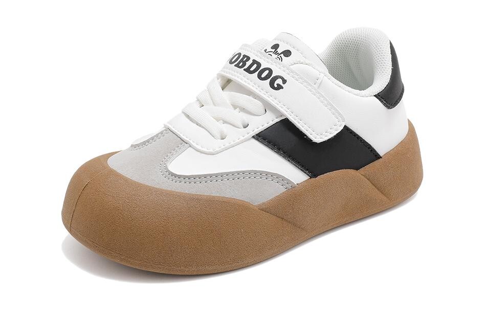 

Кроссовки BOBDOG Kids Skateboarding Shoes Kids Low-top, белый/черный