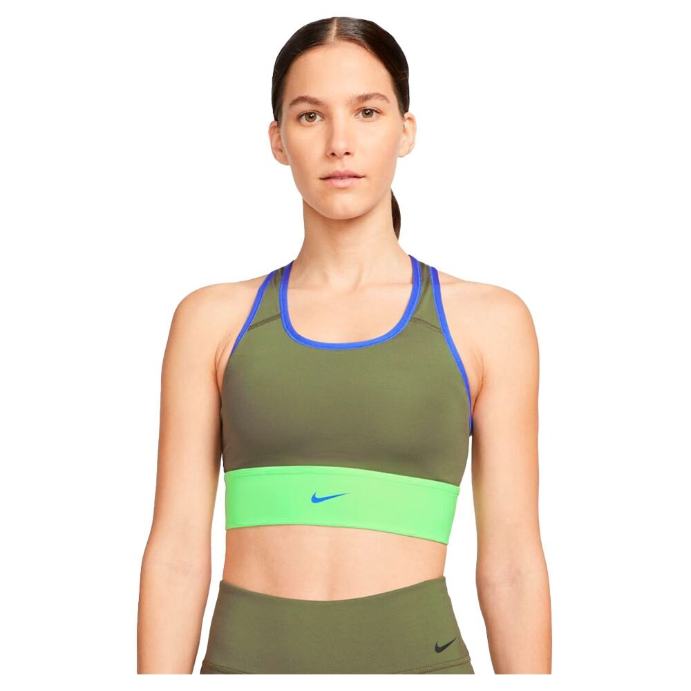 

Спортивный бюстгальтер Nike Dri Fit Swoosh Medium Support Padded, красный