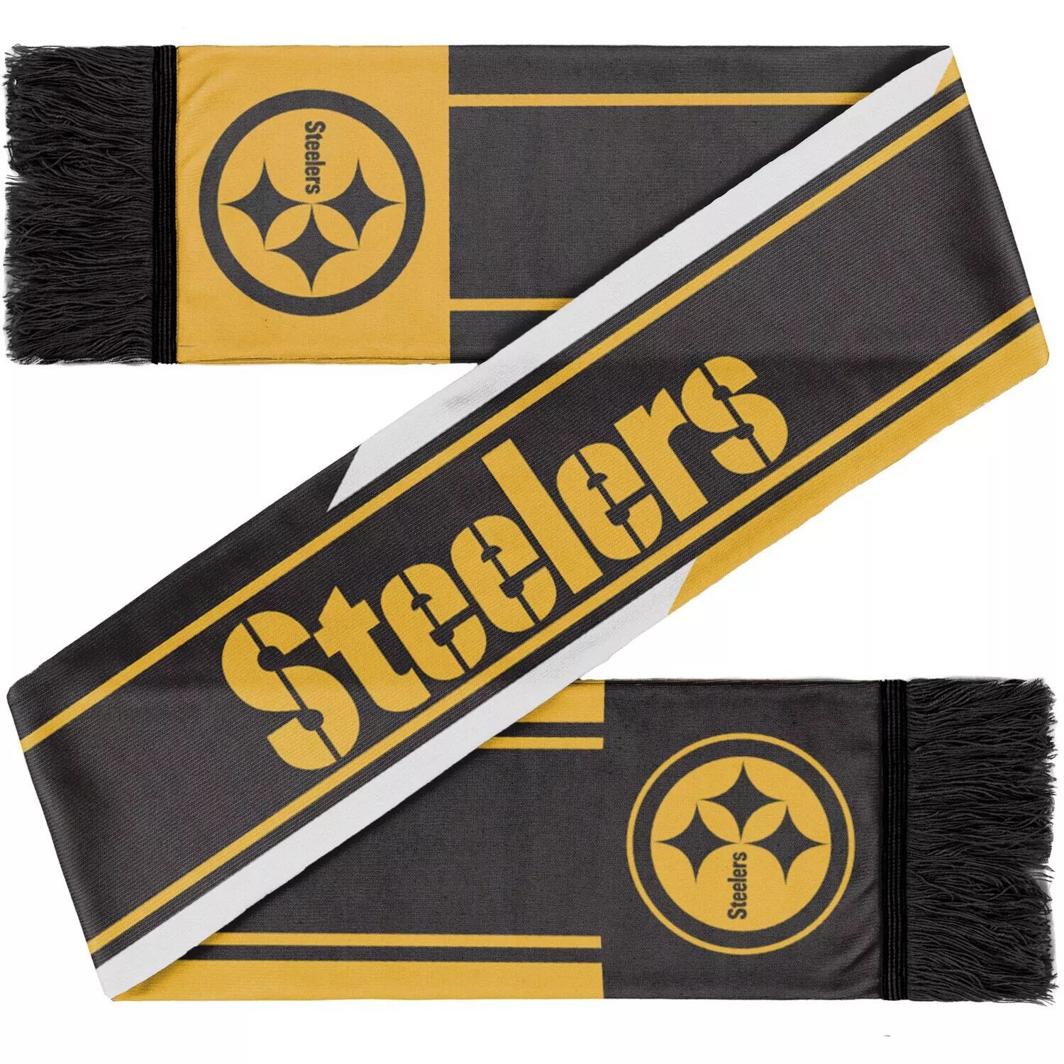 

Шарф с надписью FOCO Pittsburgh Steelers Color Wave
