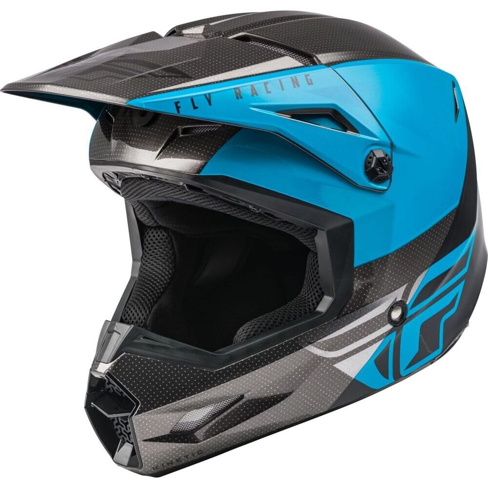 

Шлем для бездорожья Fly Racing Kinetic Straigth Edge, синий