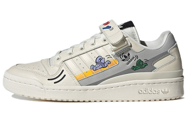 

Adidas originals Forum низкие шлепанцы белые