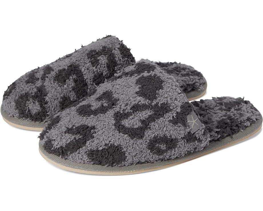 Домашняя обувь Barefoot Dreams CozyChic Barefoot in the Wild Slipper, цвет Graphite/Carbon