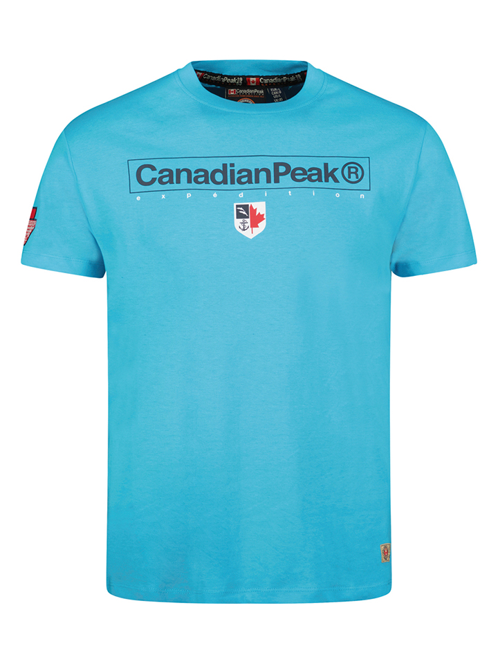 Футболка Canadian Peak, бирюзовый лонгслив canadian peak canadian peak ca100ematic7