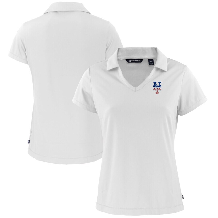 

Поло с коротким рукавом Cutter & Buck New York Mets, белый