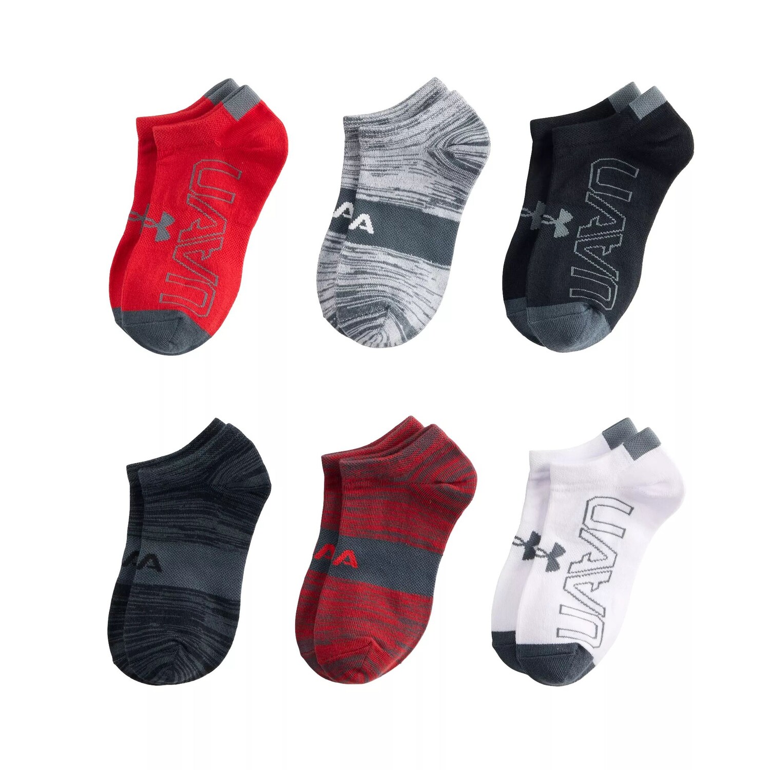 

Набор из 6 носков-непоказов Boys Under Armour Essential Lite Under Armour