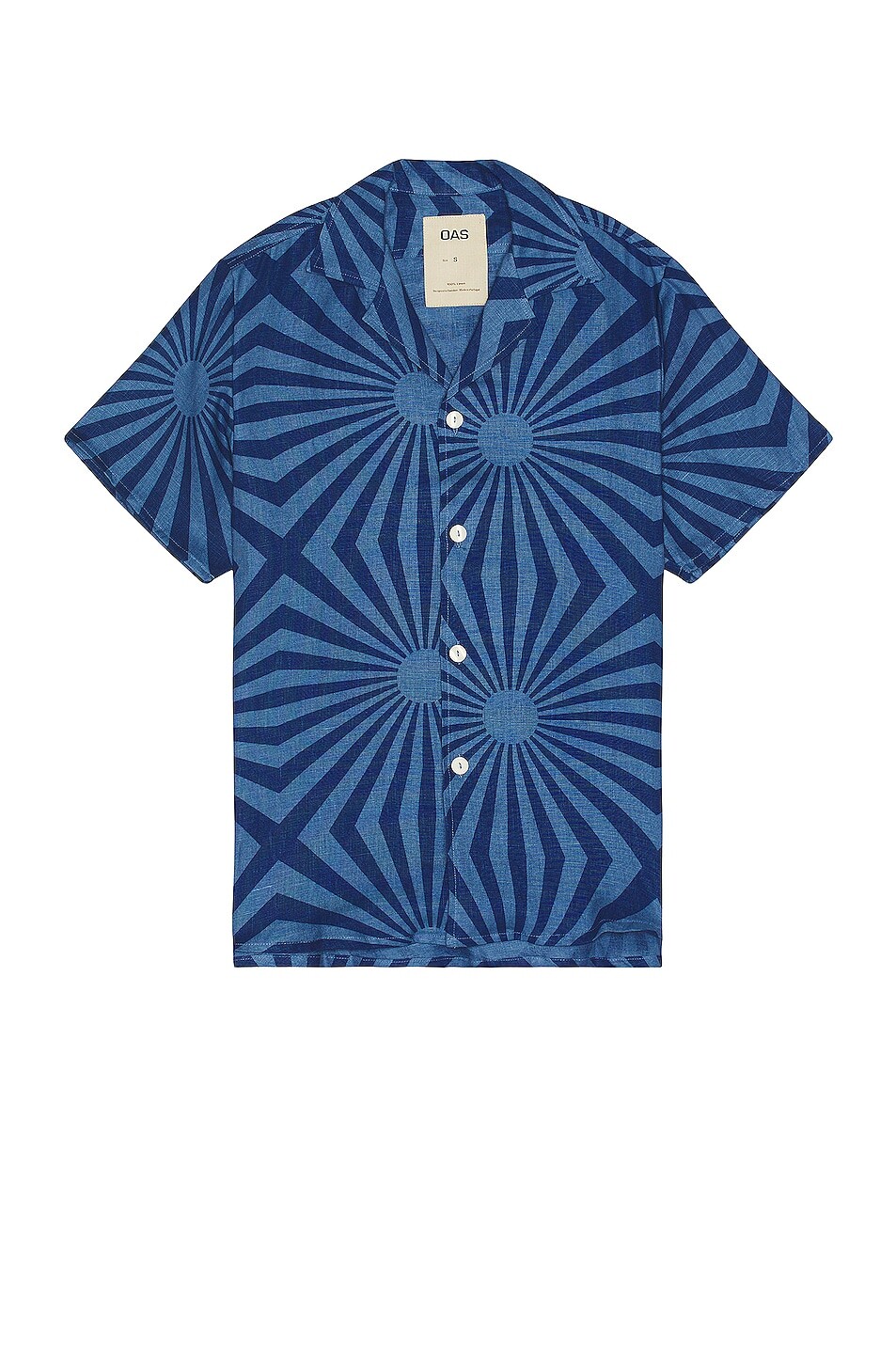 

Рубашка Oas Costal Cortado Cuba Linen, синий