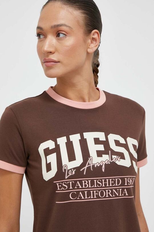 

Футболка Guess, коричневый