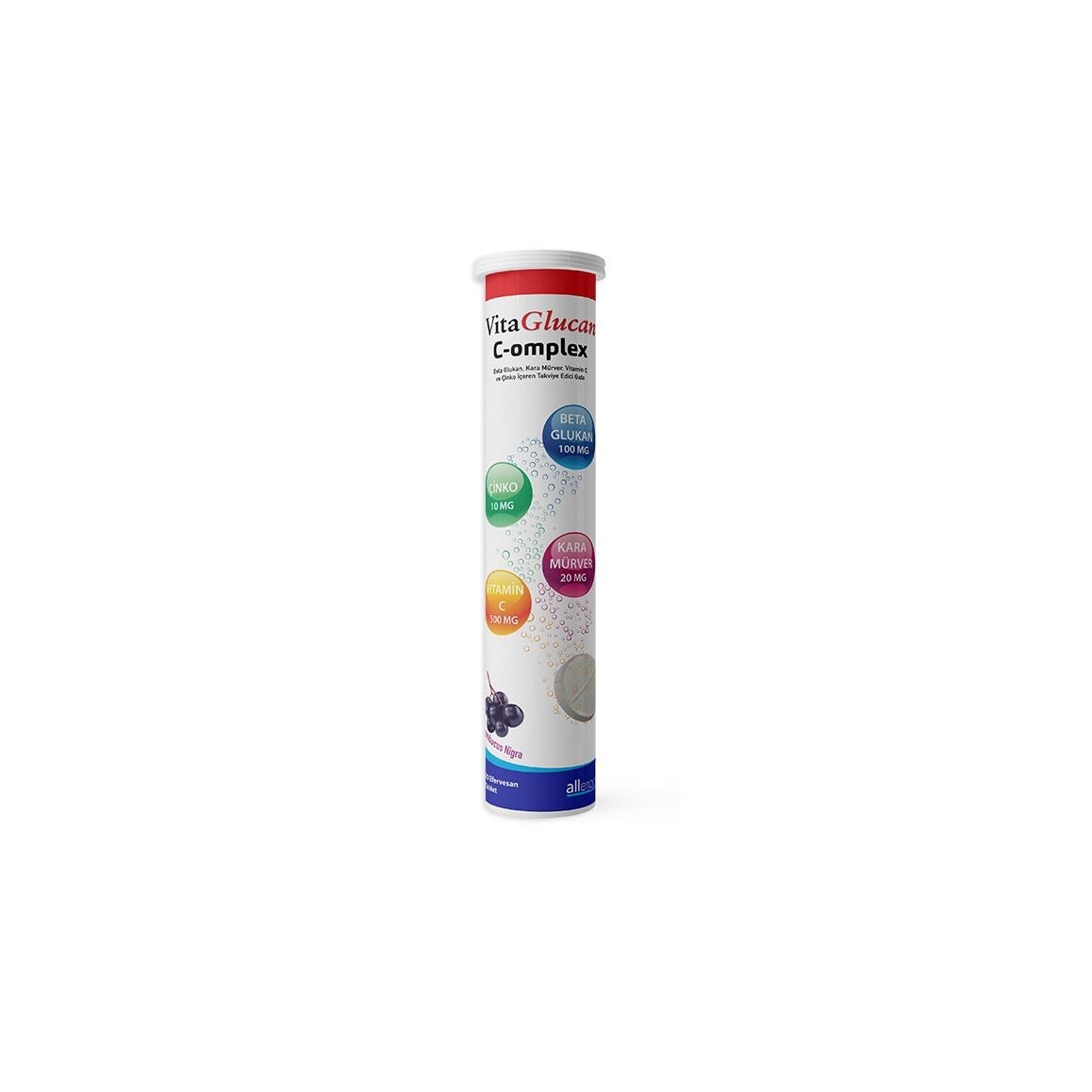

VitaGlucan C-omplex 20 шипучих таблеток ALLERGO
